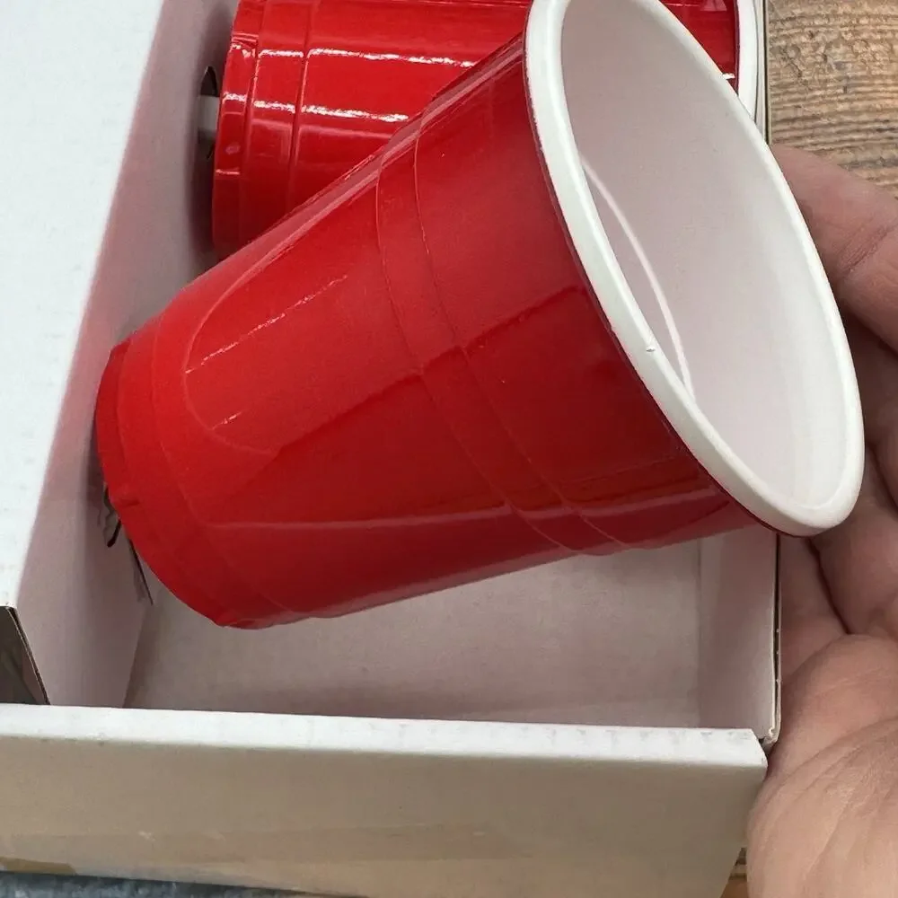 Red‎ Party Cup String Lights Set of 10 8.5 ft Battery Operated Party Novelty